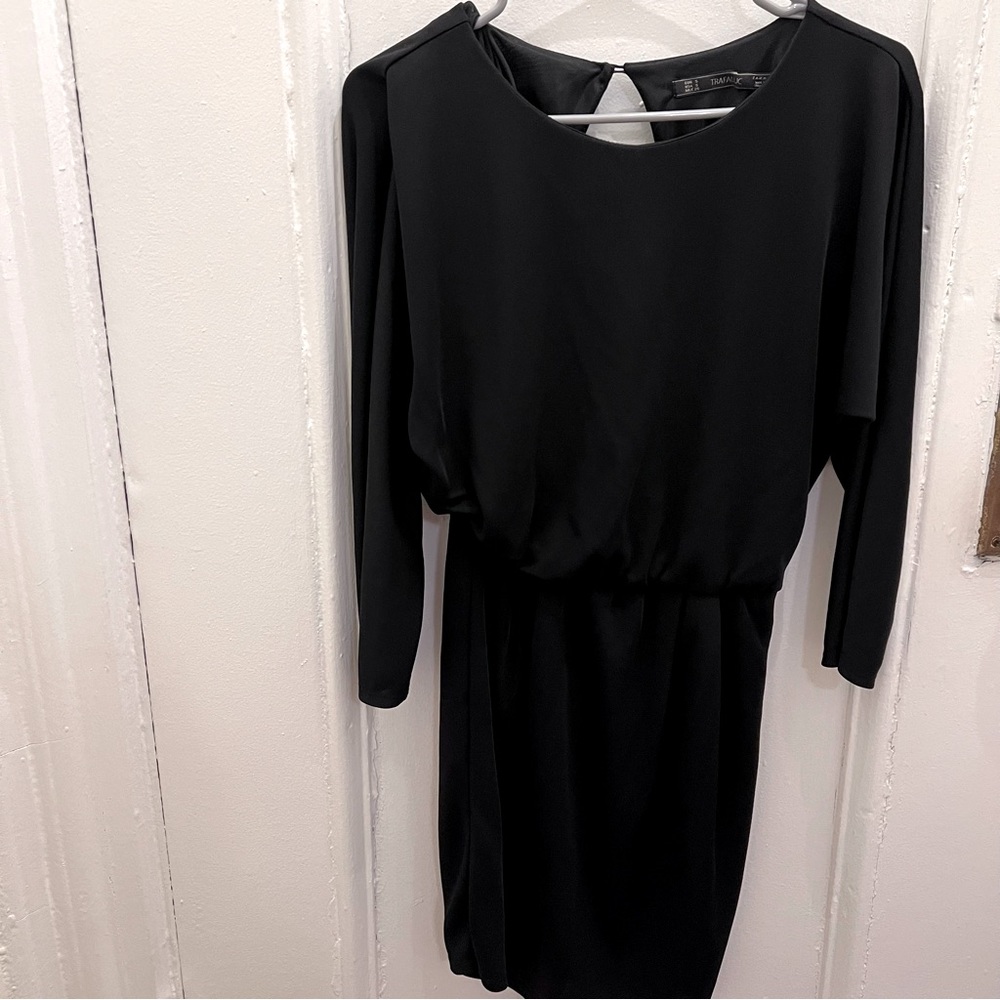 Zara Backless Black Dress